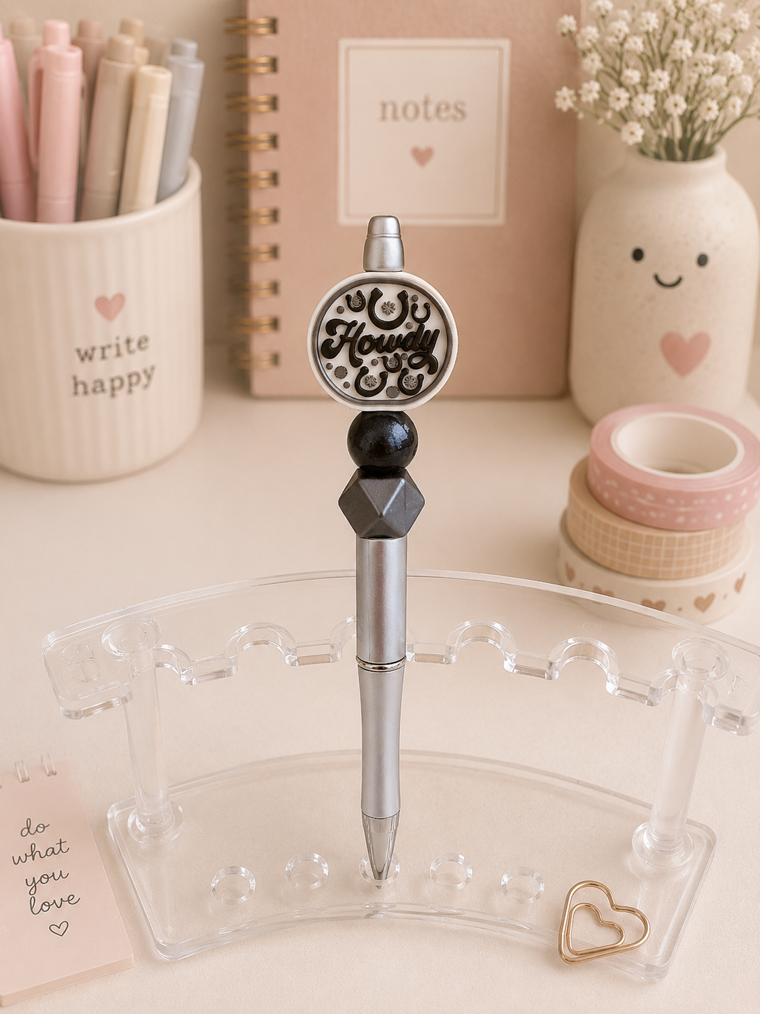 Howdy Beaded Pen