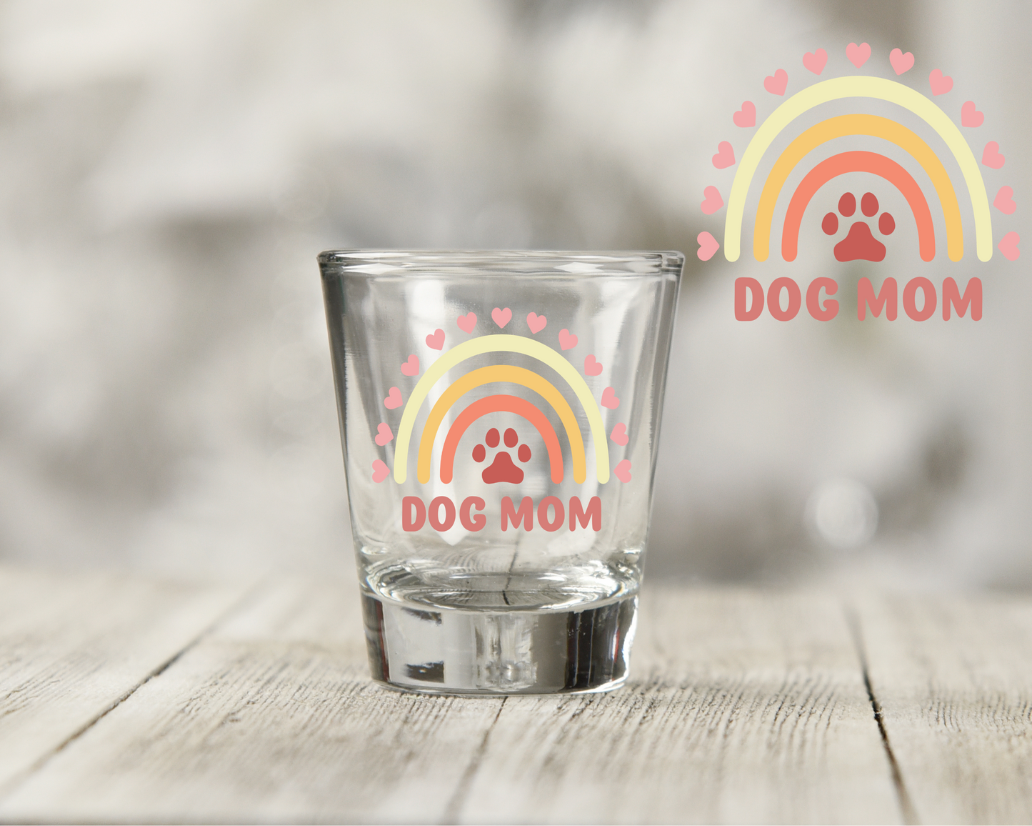 Dog Mom Shot Glass