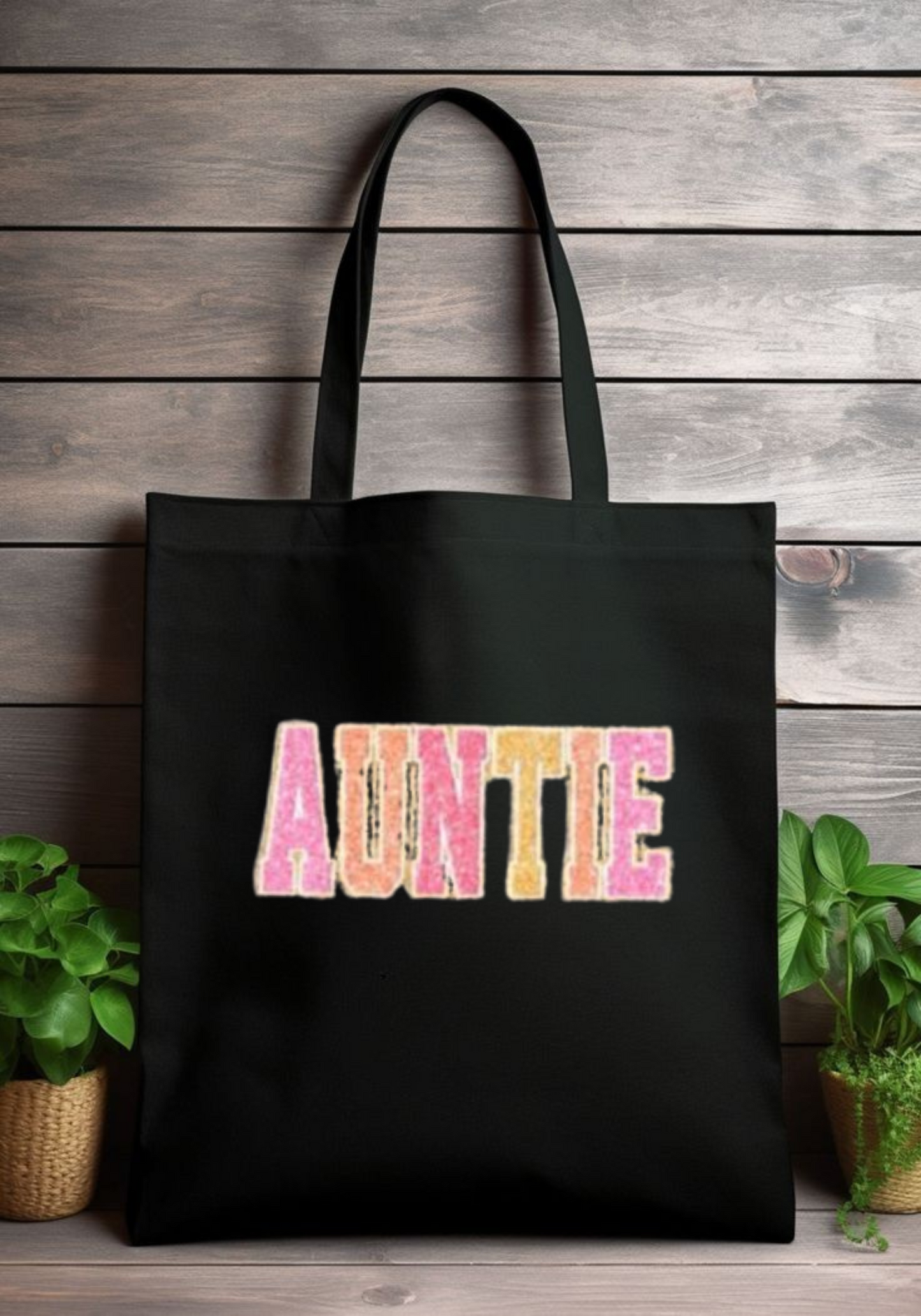 Auntie Glitter Tote
