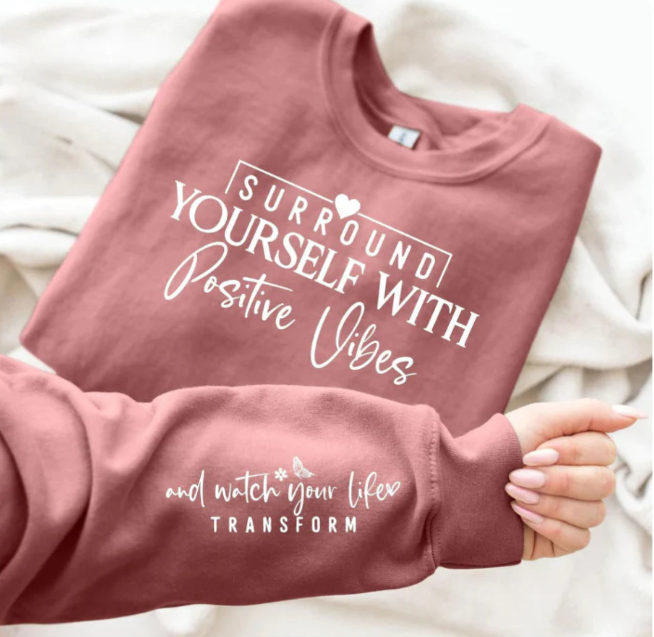 Surround Yourself With Positive Vibes Sweater