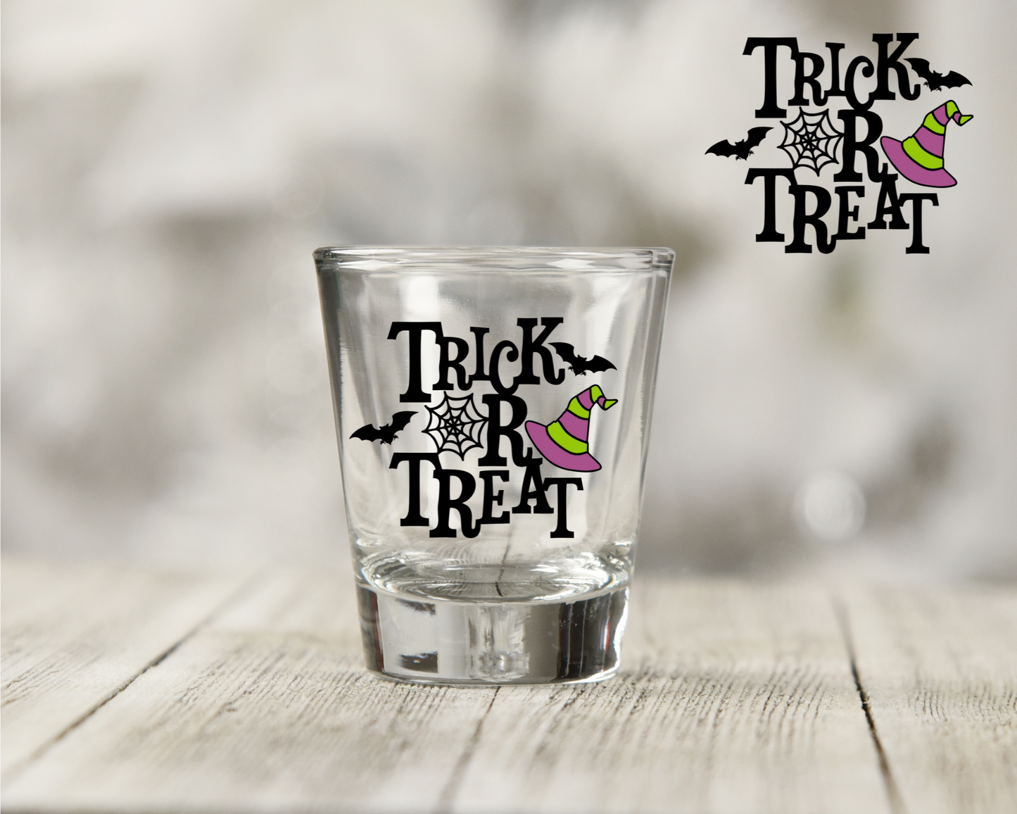 Trick or Treat Shot Glass