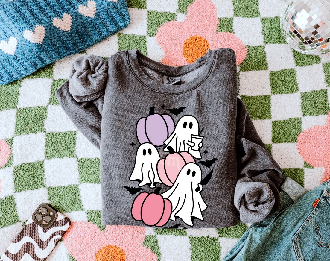 Ghost Pumpkin Sweater