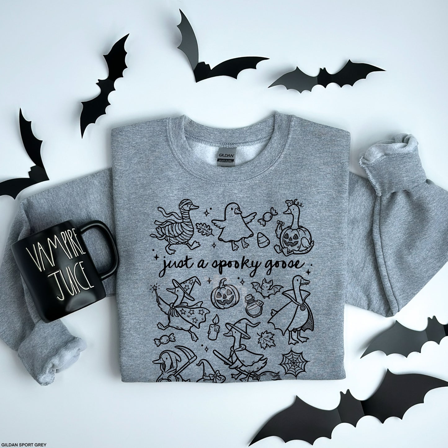 Just a Spooky Goose Sweater