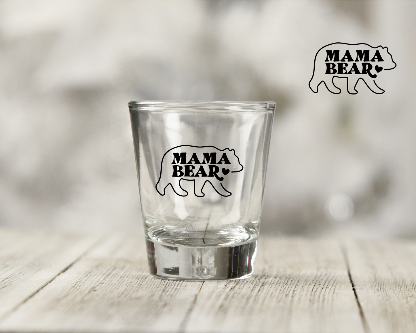 Mama Bear Shot Glass
