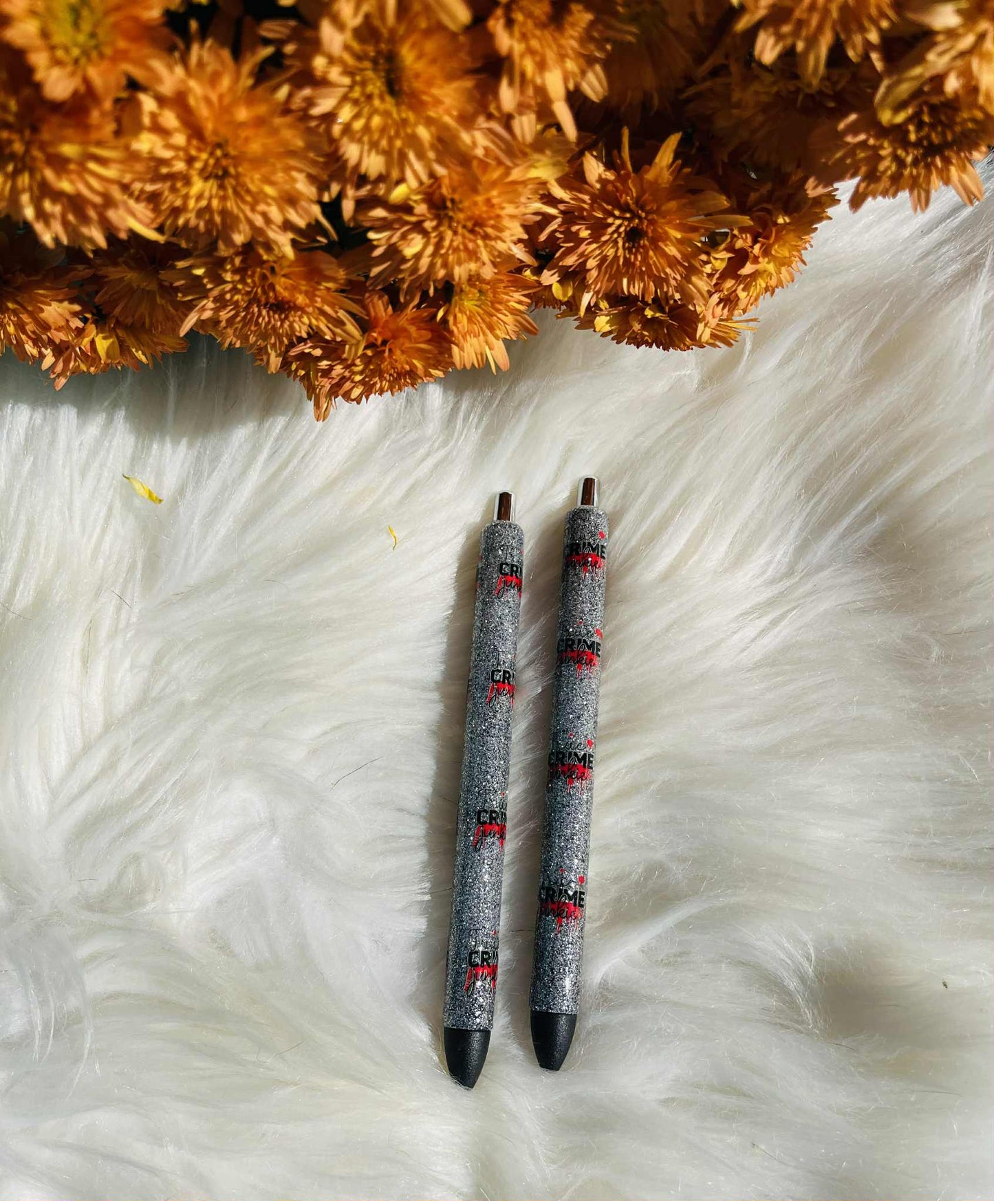 True Crime Junkie Glitter Pen