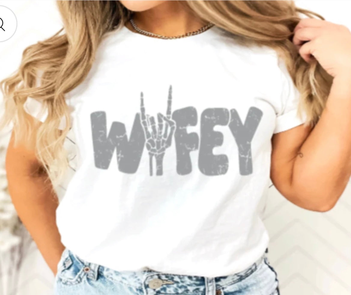 Wifey Screen Print Transfer