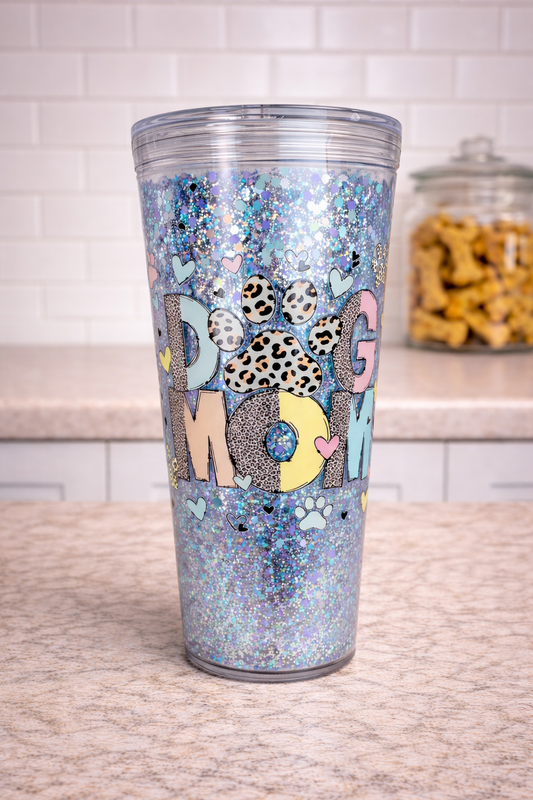 Dog Mom Snow Glob Cup