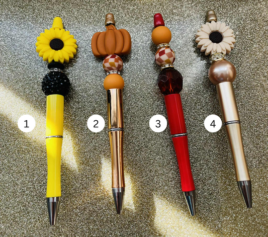 Fall Beaded Pens