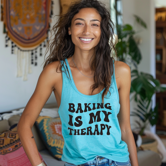 Baking is My Therapy Tank Top