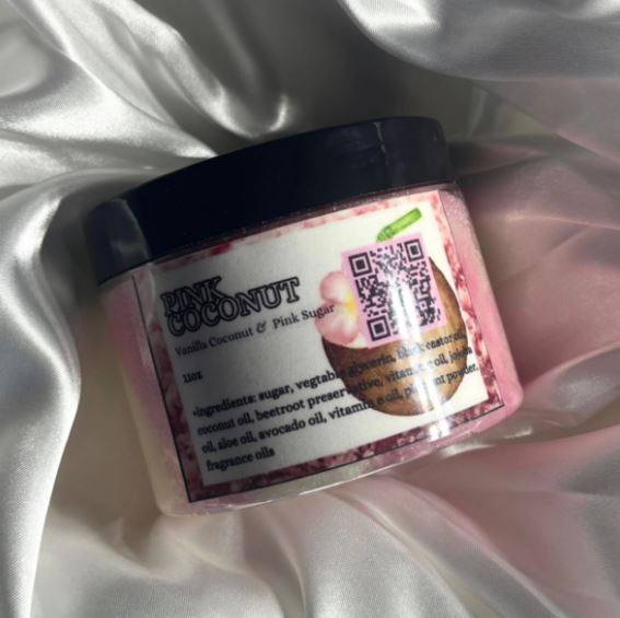 Pink Coconut Body Scrub