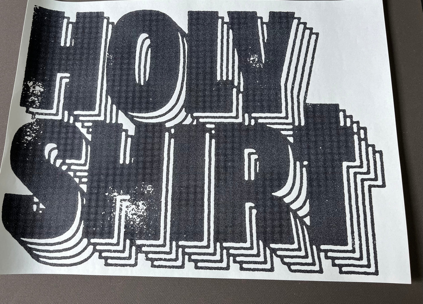 Holy Shirt Screen Print Transfer