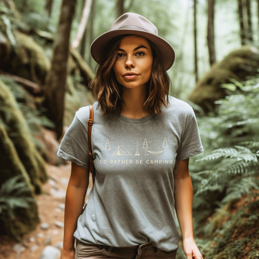 I'd Rather Be Camping Shirt