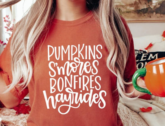 Pumpkins, Smores, Bonfires & Hayrides