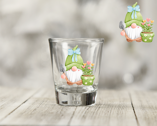 Plant Gnome Shots Glass