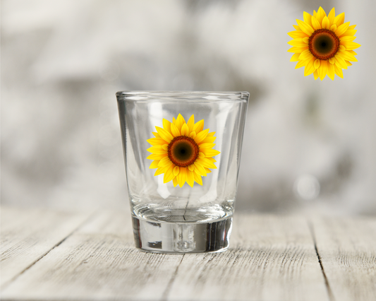 Sunflower Shot Glass