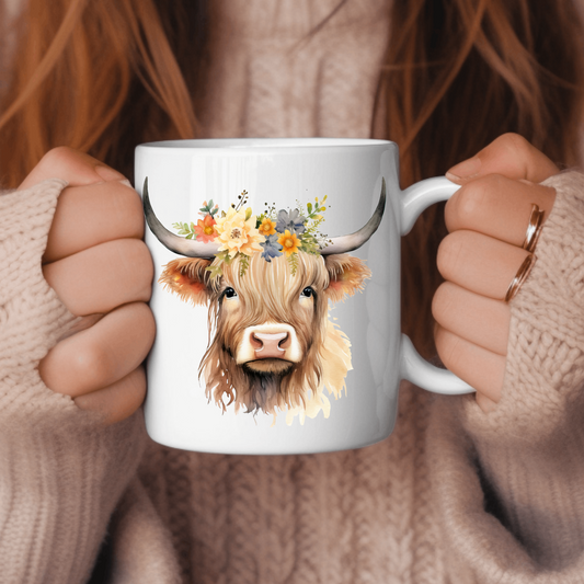 Highland Cow Coffee Mug