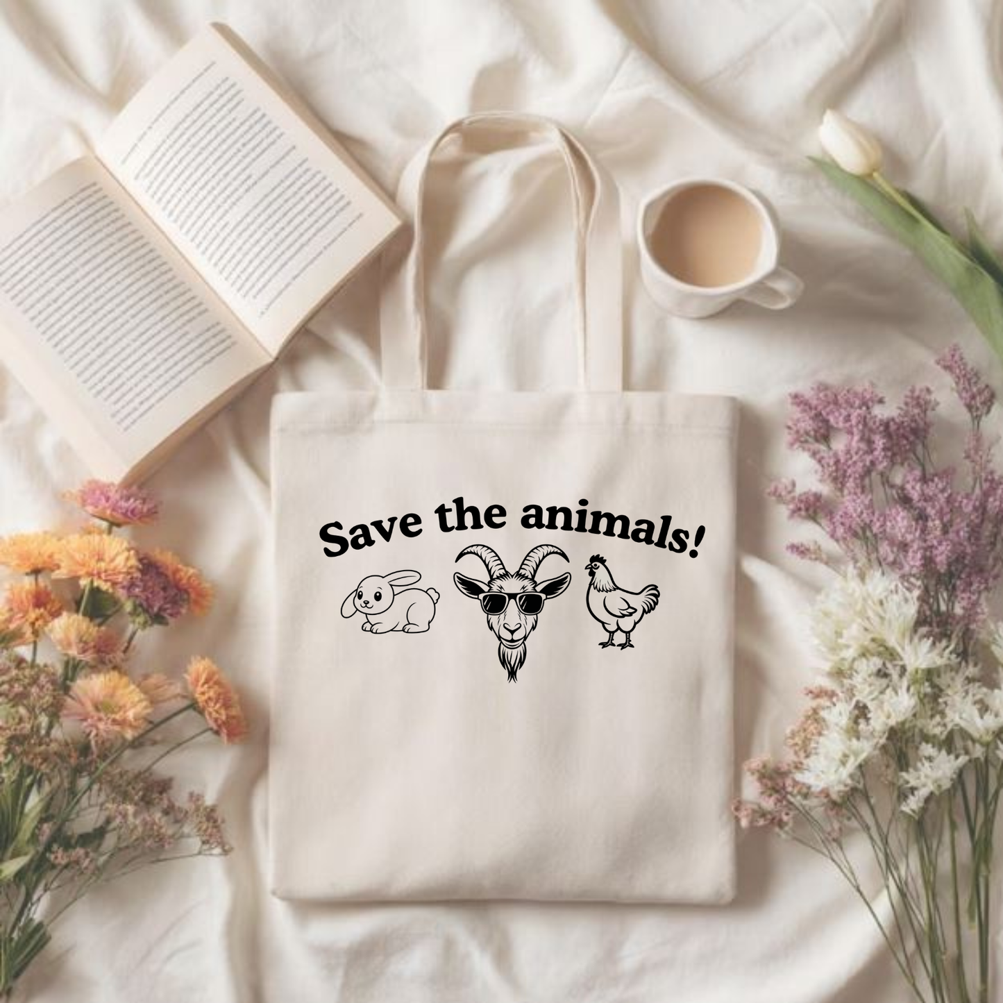 Save the animals tote