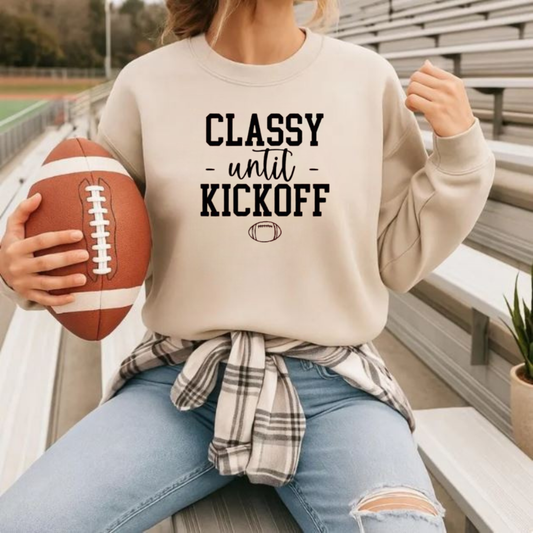 Classy Until Kickoff Sweater