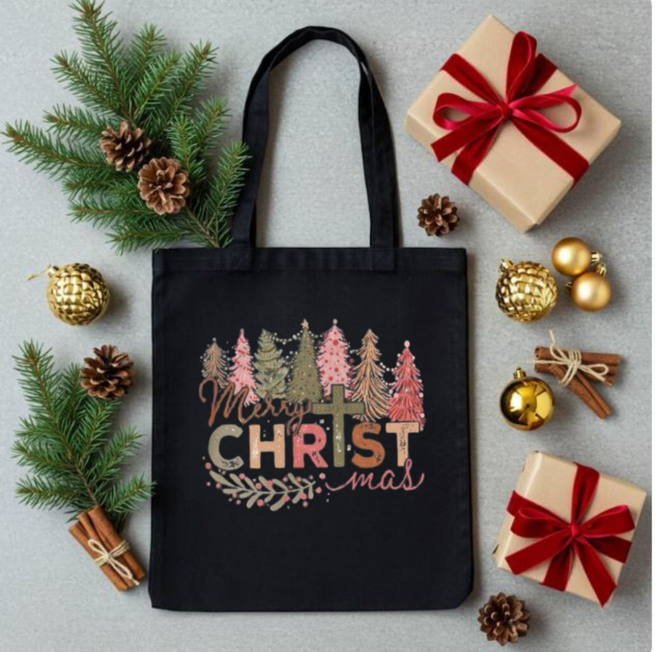 Merry Christ Mas Tote