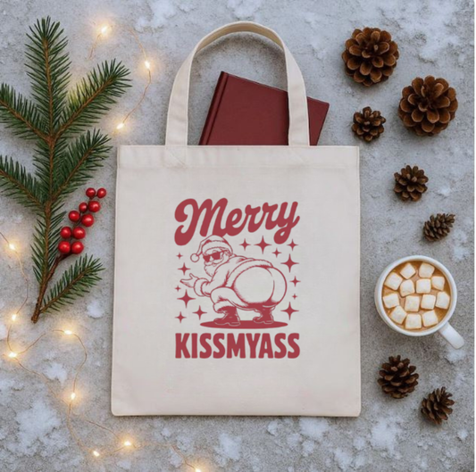 Merry Kiss My Tote