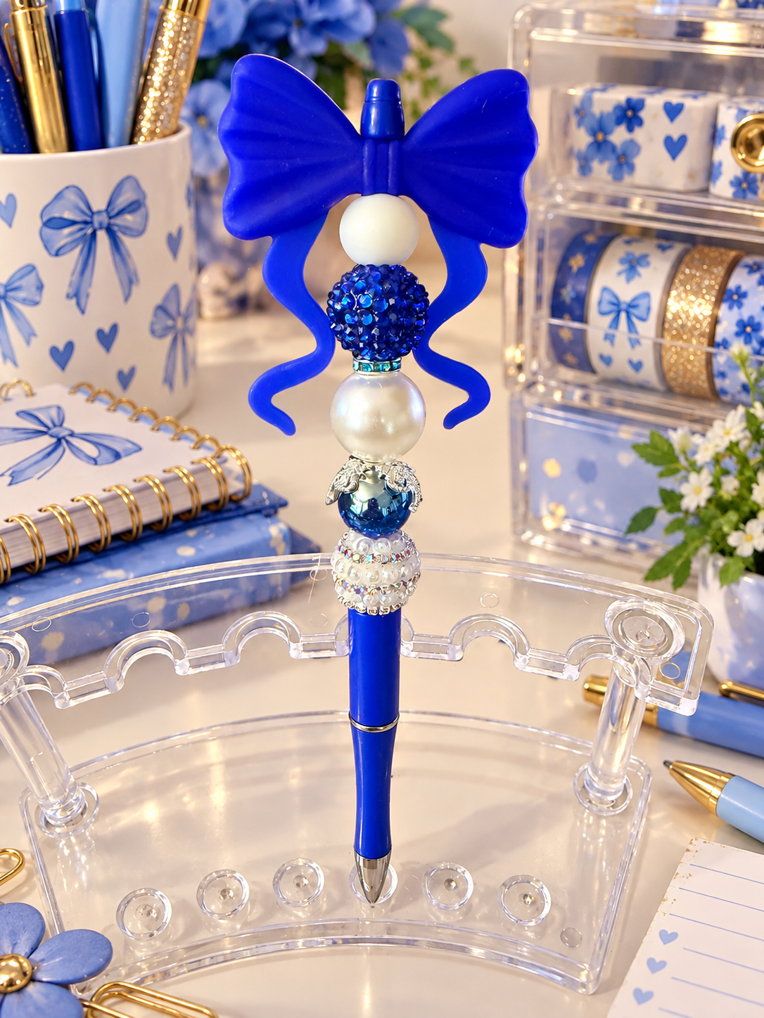 Blow Bow Beaded Pen