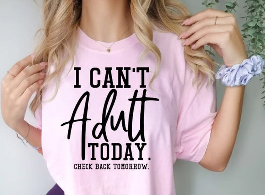Can't Adult Today
