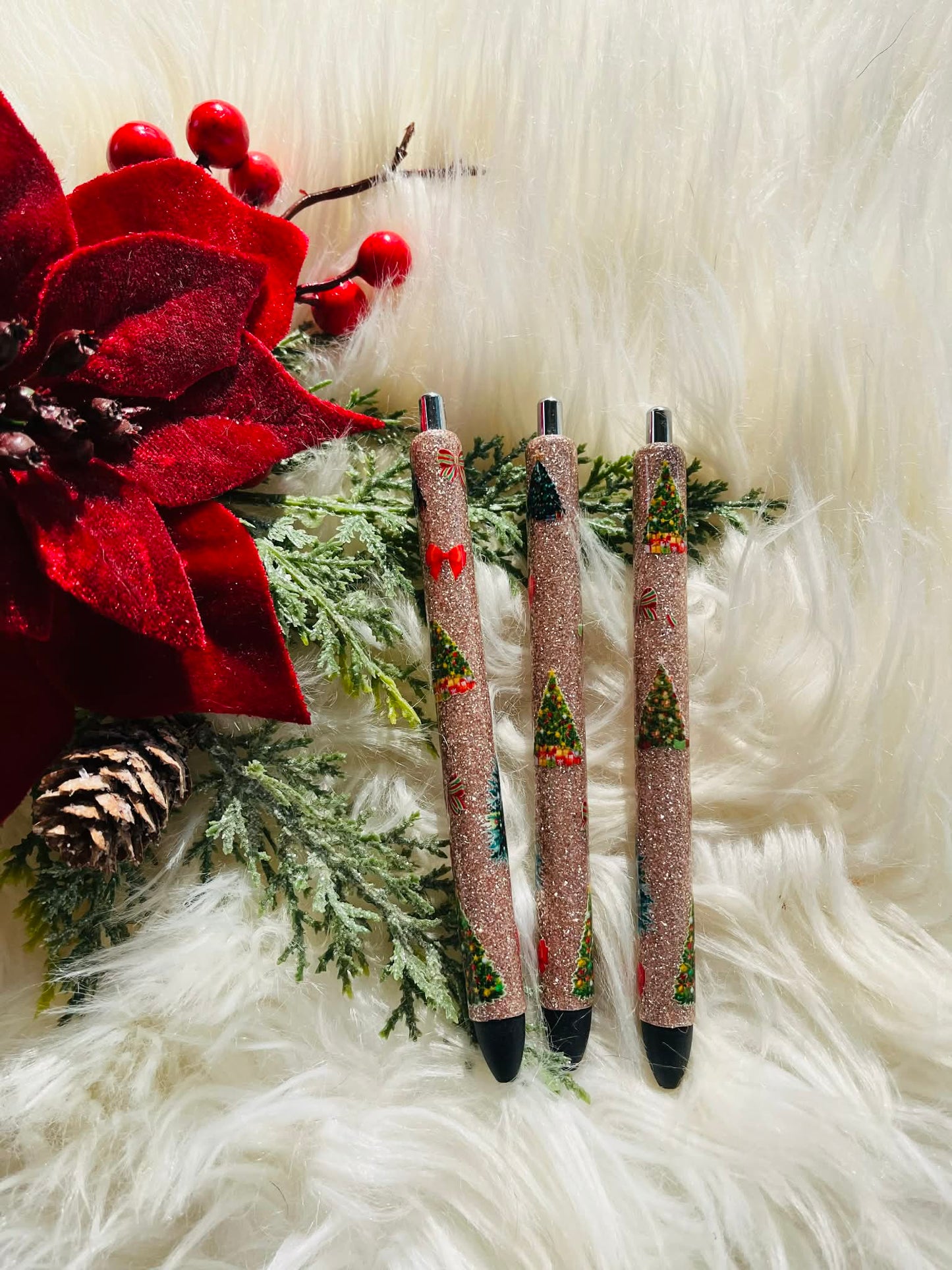 Christmas Tree Glitter Pen