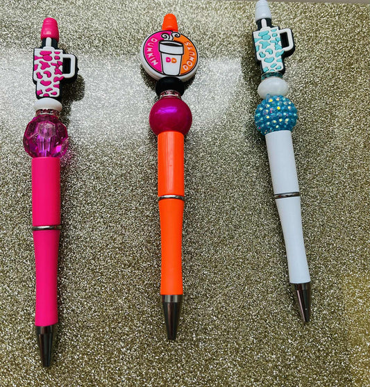 Drink Inspired Beaded Pens