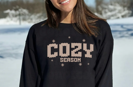 Retro Cozy Season Sweater