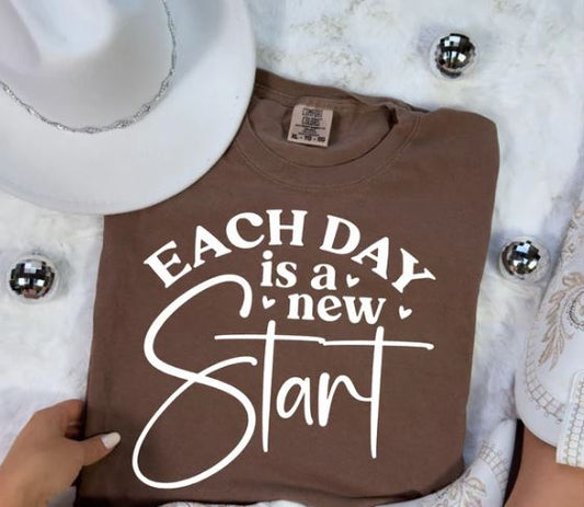 Each Day is a New Start