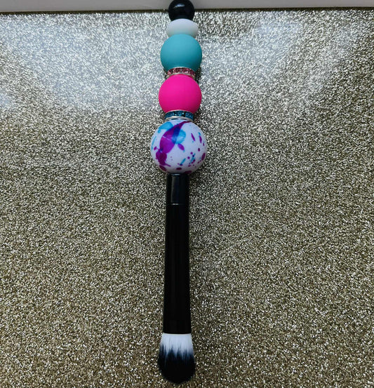 Pink & Turquoise Eyeshadow Brush