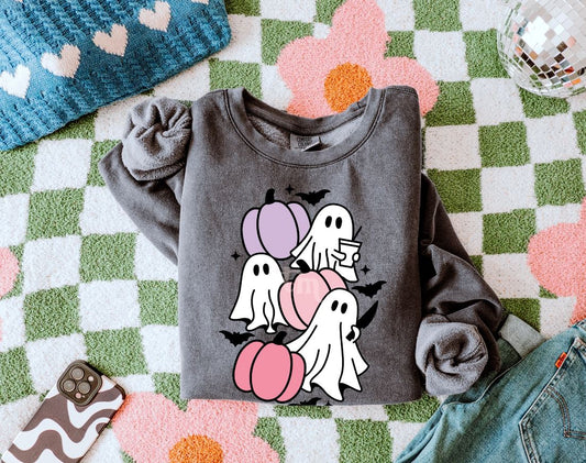 Ghost Pumpkin Sweater