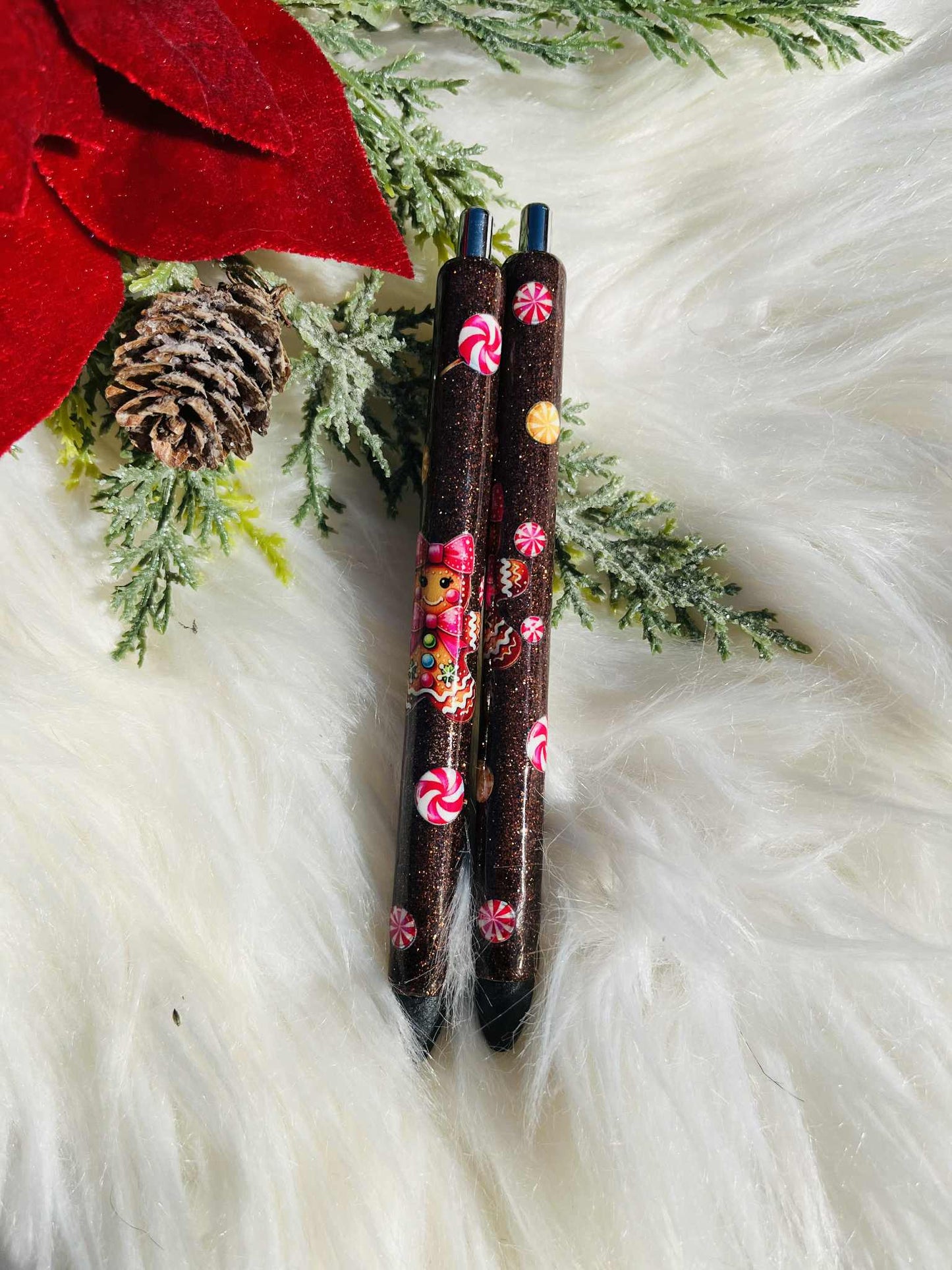 Gingerbread Glitter Pen