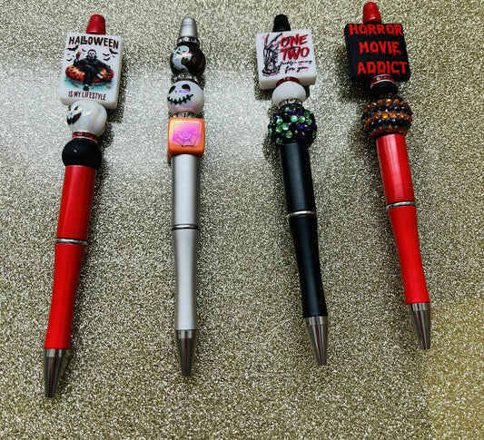 Horror Movie Beaded Pens