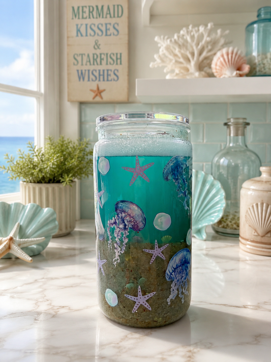 Ocean Snow Globe Cup