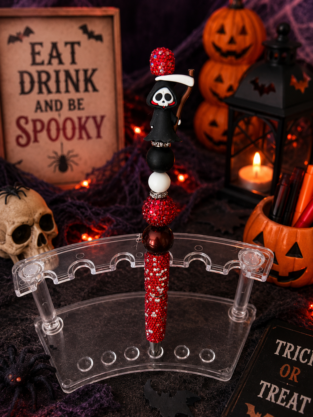 Reaper Bling Beaded Pen