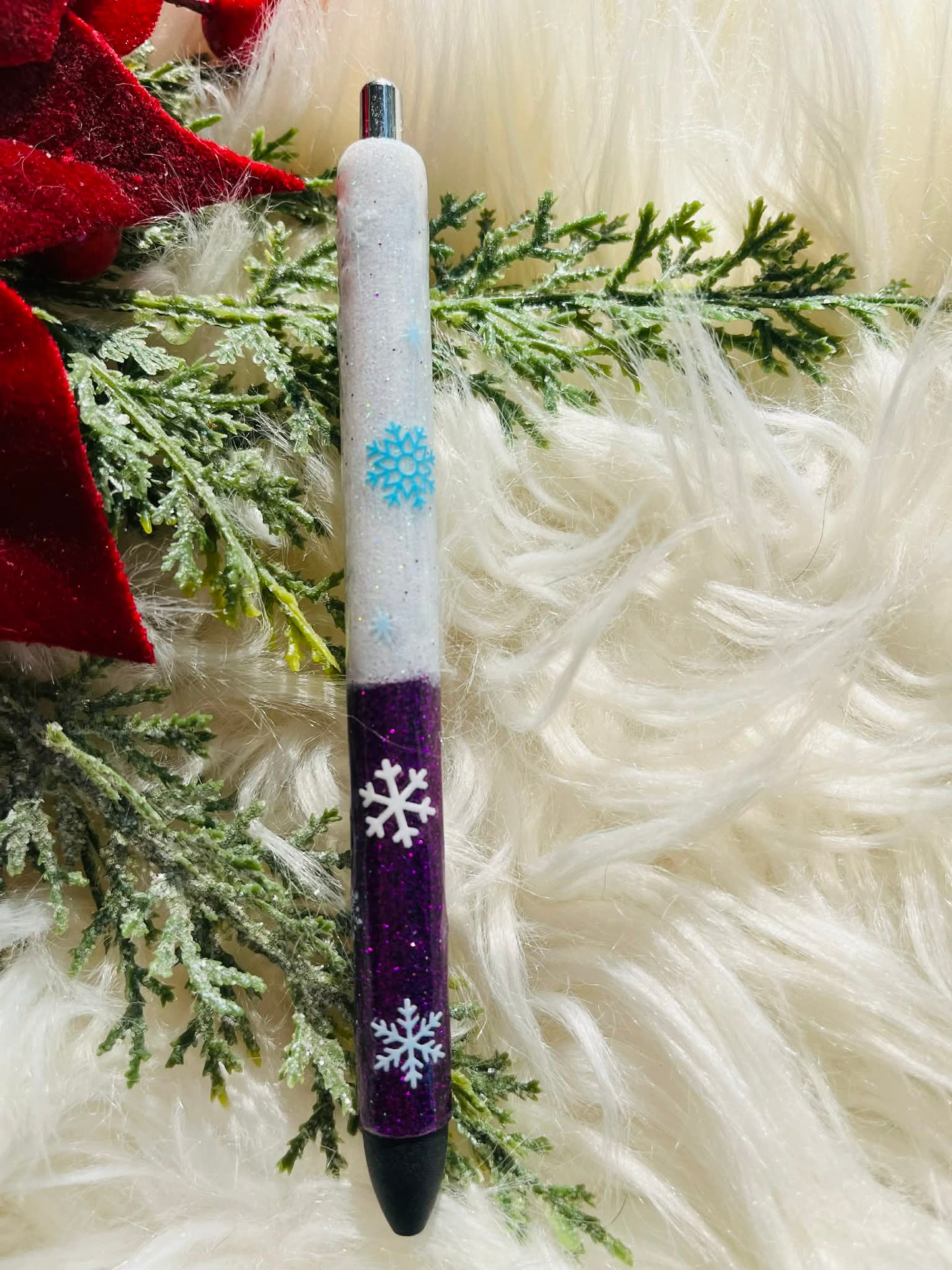 Snowflake Glitter Pen